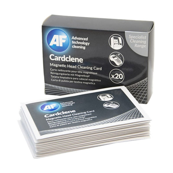 AF Cardclene Swipe / Entry Machine Cleaners - 20 Pack