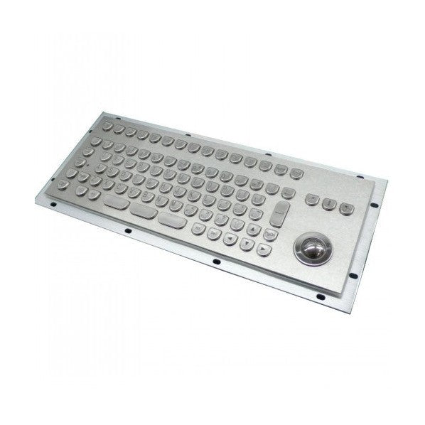 Inputel KB205 Stainless Steel Keyboard + Trackball IP65 - PS/2
