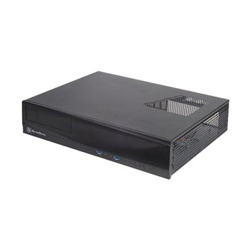 SilverStone ML03B Milo mATX Black HTPC Case