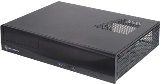 SilverStone ML03B Milo mATX Black HTPC Case