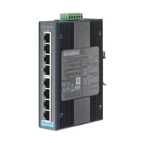 Advantech EKI-2728 8-Port Unmanaged GBE Ethernet