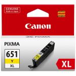 Canon CLI651XLY Yellow High Yield Ink Cartridge