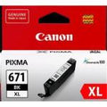 Canon CLI671XLBK Dye Black High Yield Ink Cartridge