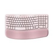 Logitech Wave Keys Wireless Ergonomic Keyboard - Rose