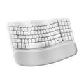 Logitech Wave Keys Wireless Ergonomic Keyboard for Mac - Off White