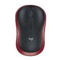 Logitech M185 USB Wireless Compact Mouse - Red