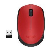 Logitech M171 USB Wireless Mouse - Red