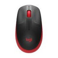 Logitech M190 Full Size Wireless Mouse - Red