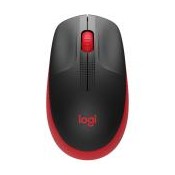 Logitech M190 Full Size Wireless Mouse - Red