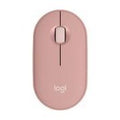 Logitech M350S Pebble 2 USB Wireless/Bluetooth Mouse - Tonal Rose