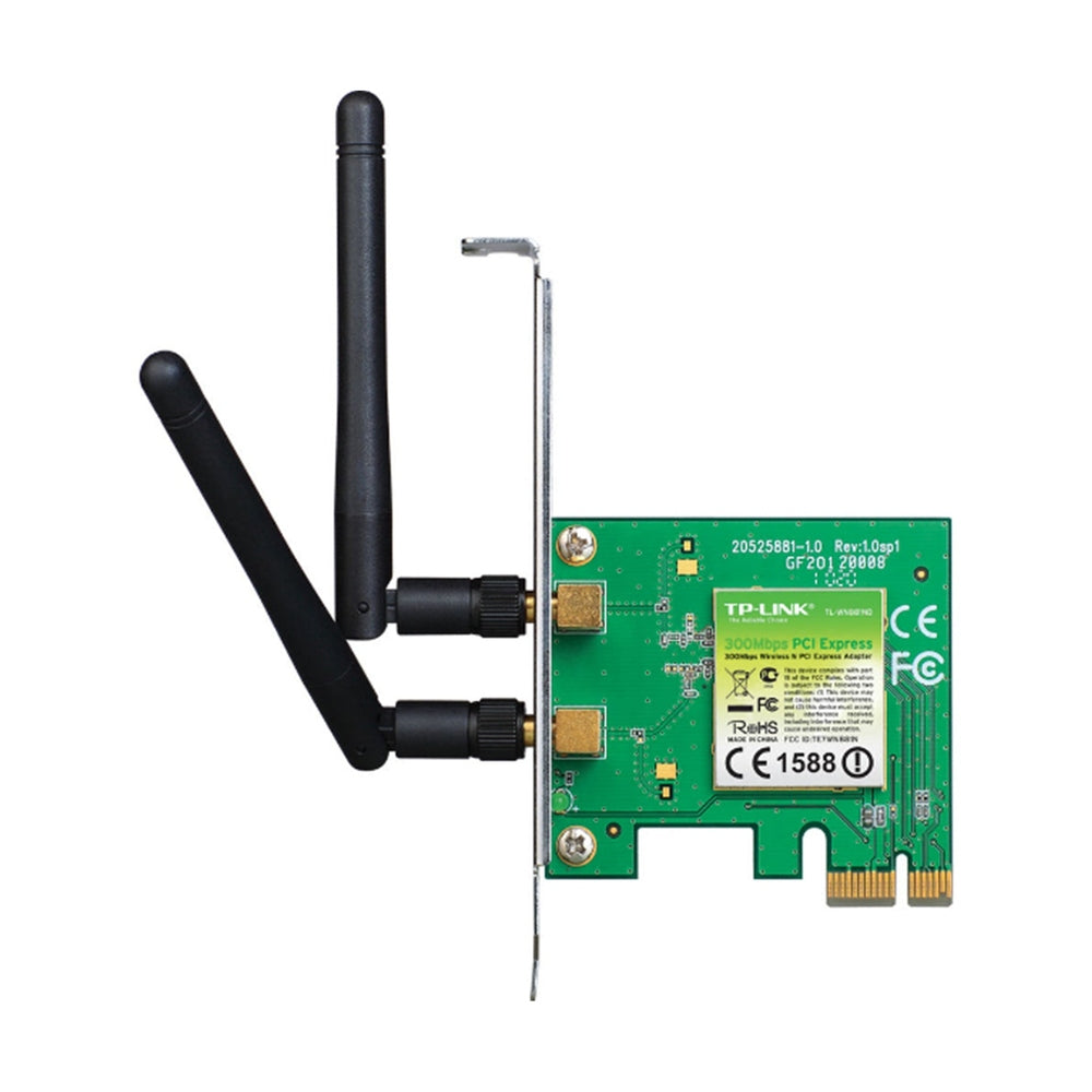 TP-Link TL-WN881ND 300Mbps Wireless N PCIE Adapter w/Detach Ant
