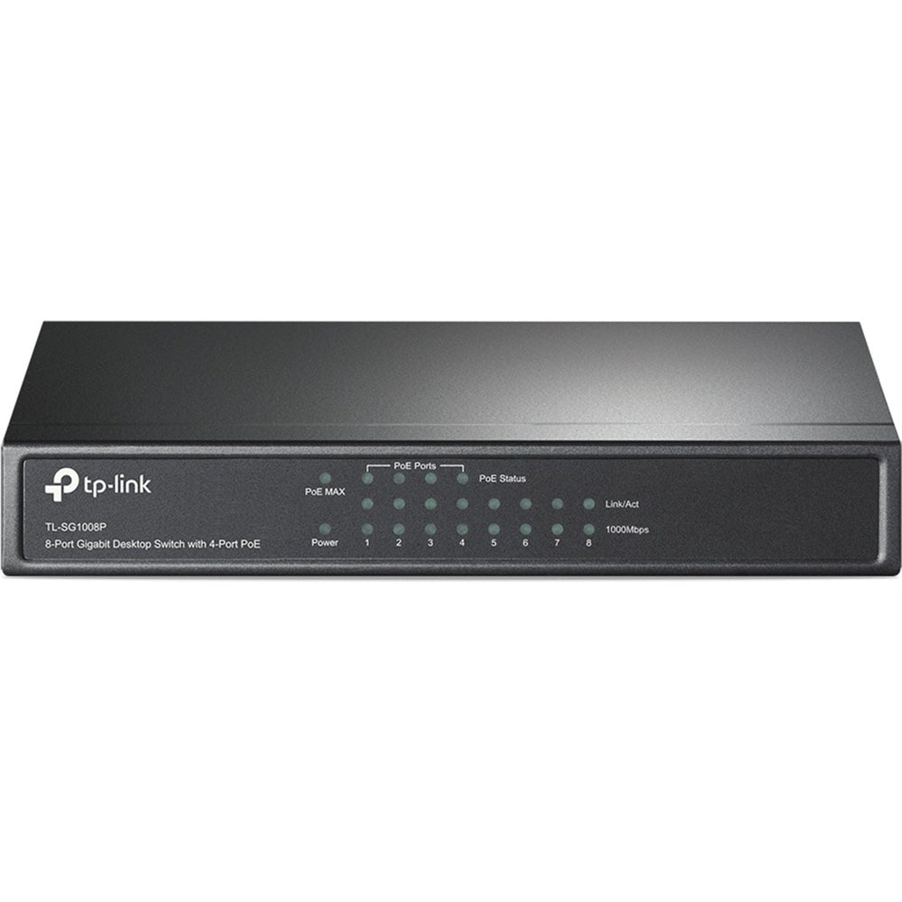 TP-Link SG1008P 8 Port Gigabit Switch with 4x PoE+ Ports